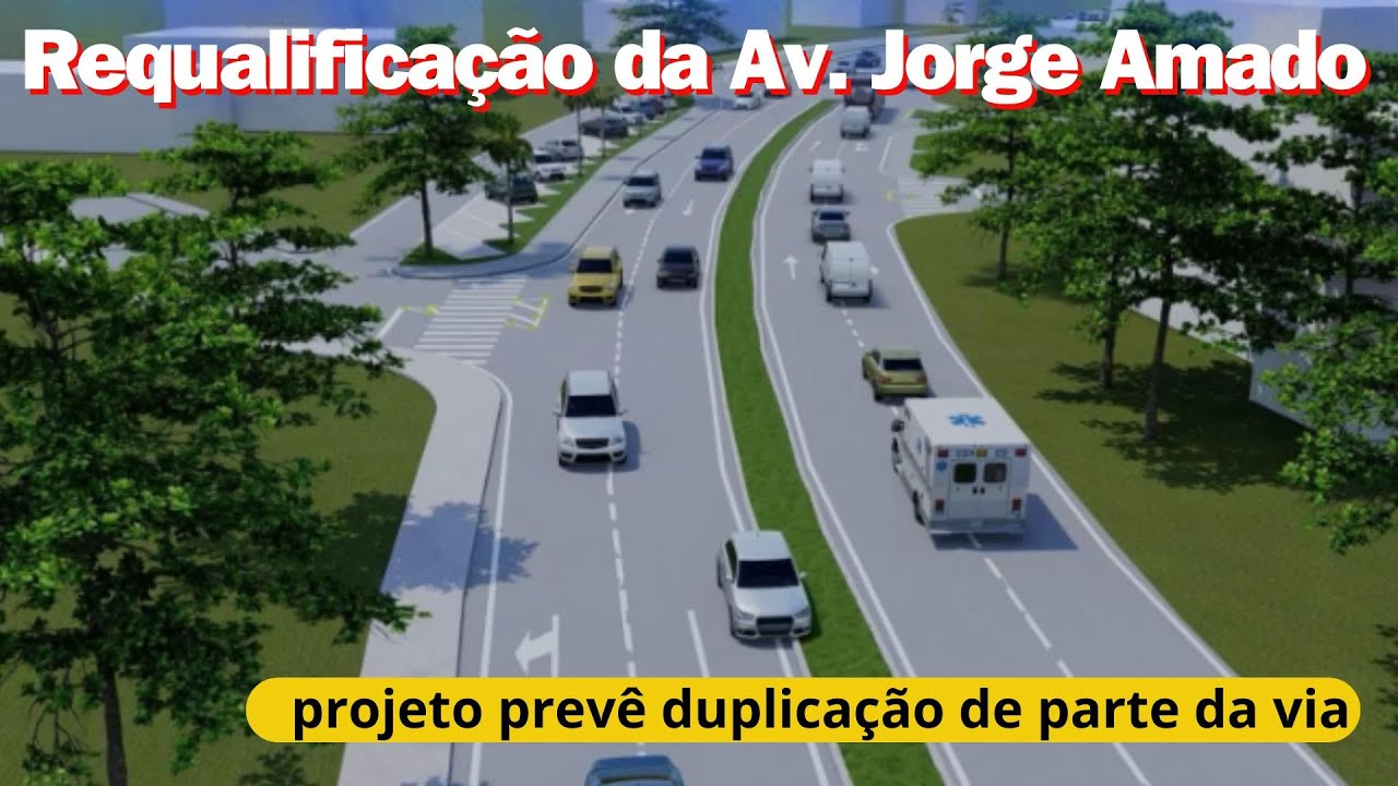 AVENIDA JORGE AMADO via será duplicada #imbui #salvador #drone #dji