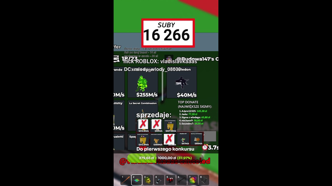 TRADE Z WIDZAMI + SPRZEDAJE OP BRAINROTY*challenge*