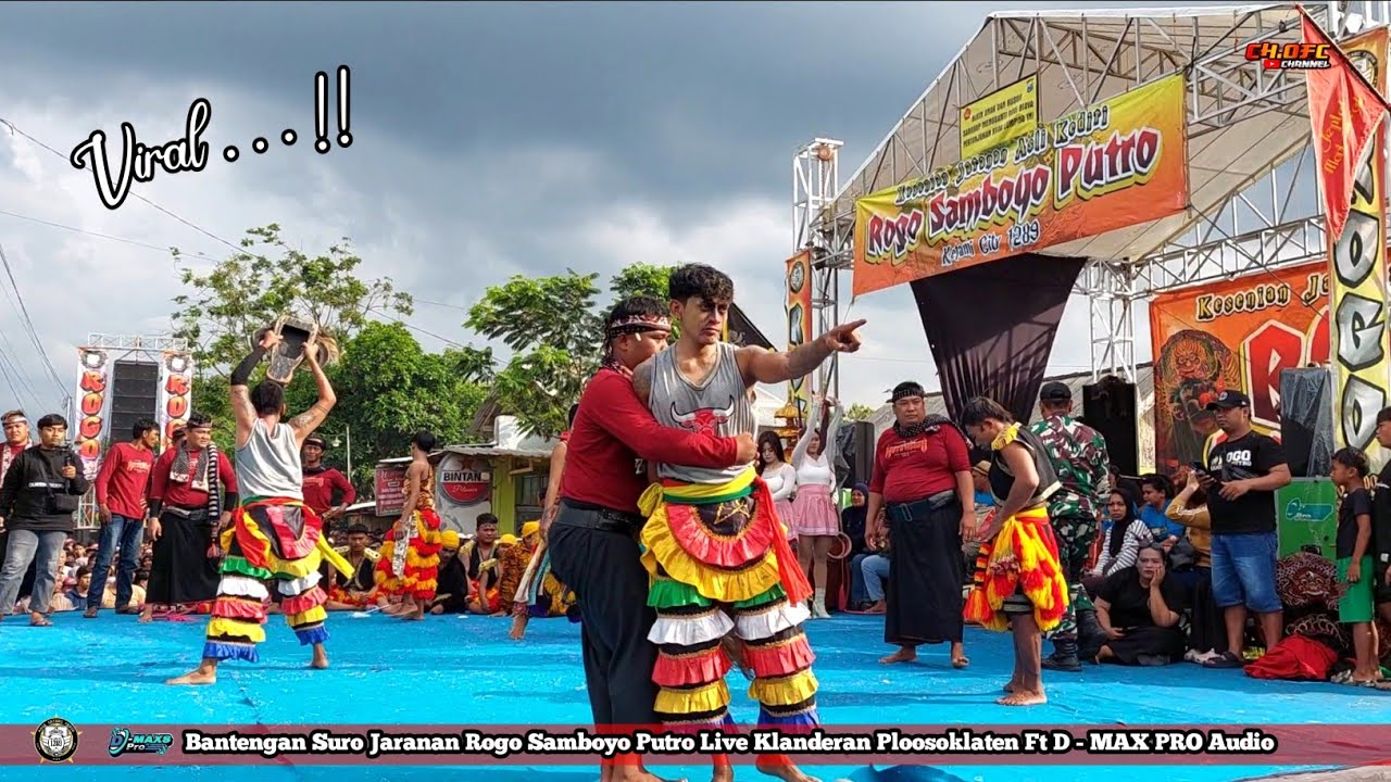 Viral❗️Bantengan Galak Ngamuk Jaranan Rogo Samboyo Putro Live Klanderan Plosoklaten