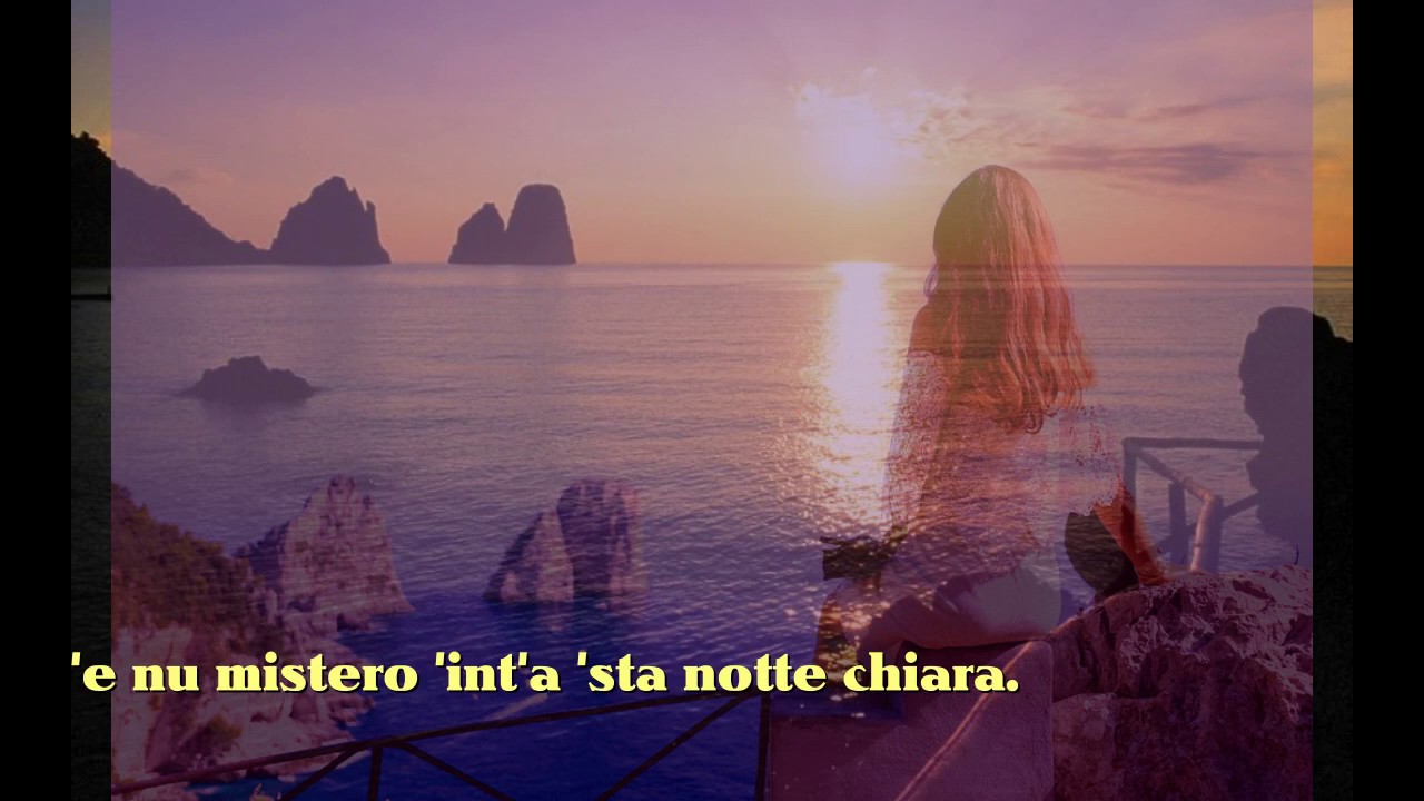 Peppino Di Capri Luna Caprese con testo video Mario Ferraro