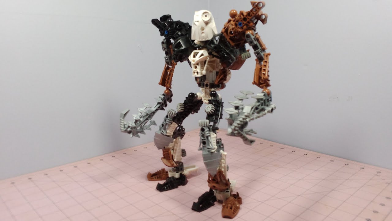 Lego Bionicle Whonnu Combiner Model Instructions