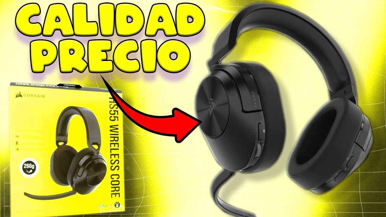 Corsair HS55 - Los mejores wireless costo beneficio