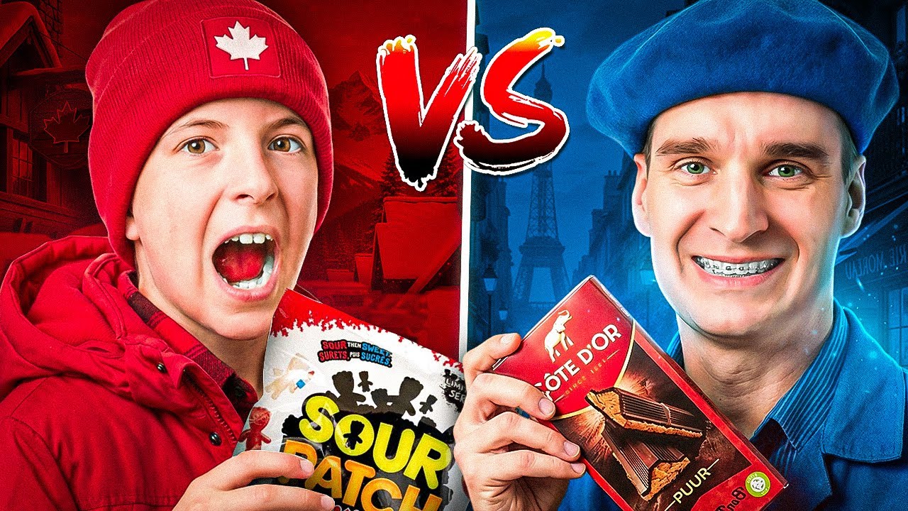 LA BATTLE DES PAYS : on teste les meilleurs snacks canadiens et français !