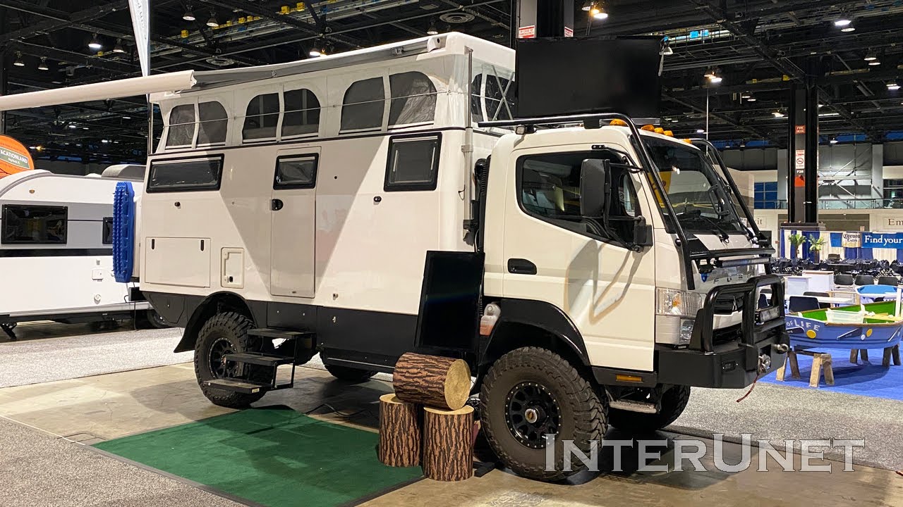 2020 EarthCruiser EXP Camper Truck on Mitsubishi Fuso EC 4x4 Chassis