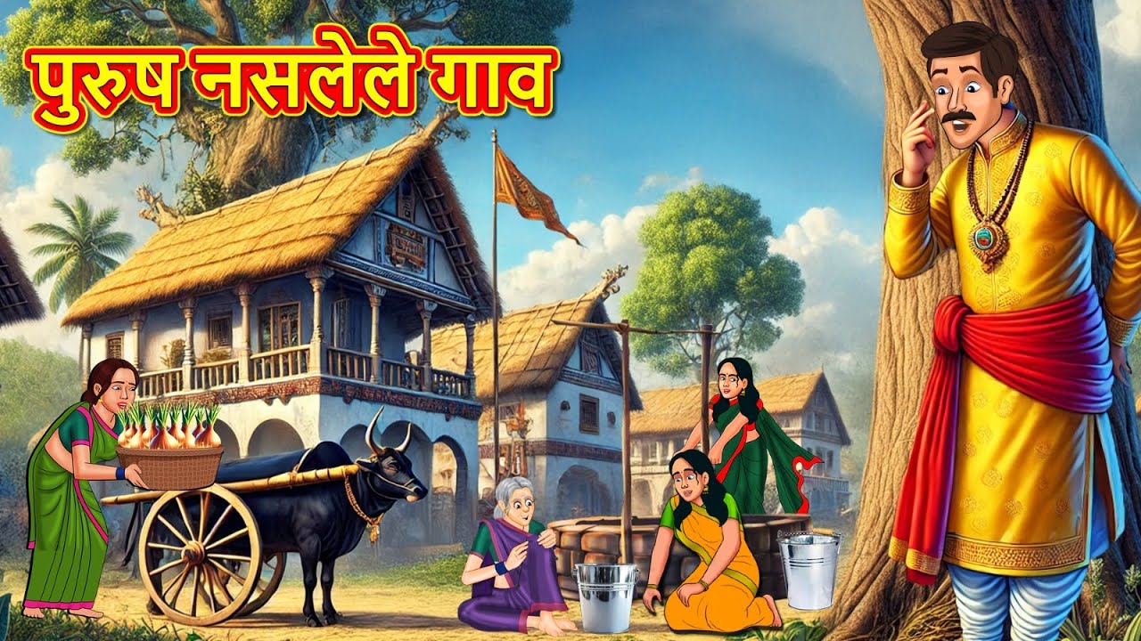 पुरुष नसलेले गाव | Marathi Stories | Marathi Moral Stories | Marathi Goshti | Fairy Tales