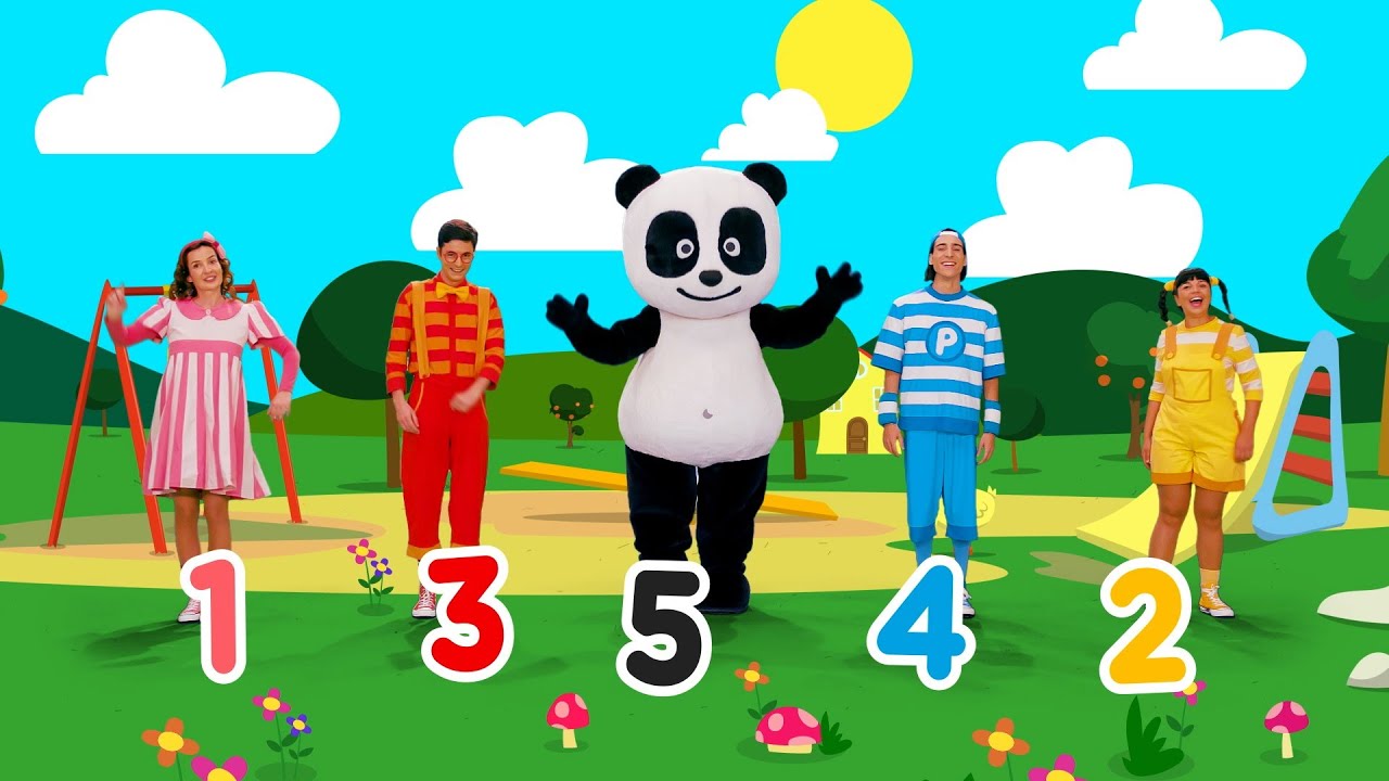 Panda and Friends - Five Friends Are Playing