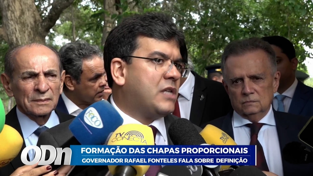 Formação das chapas proporcionais: Governador fala sobre definição 13 03 2026
