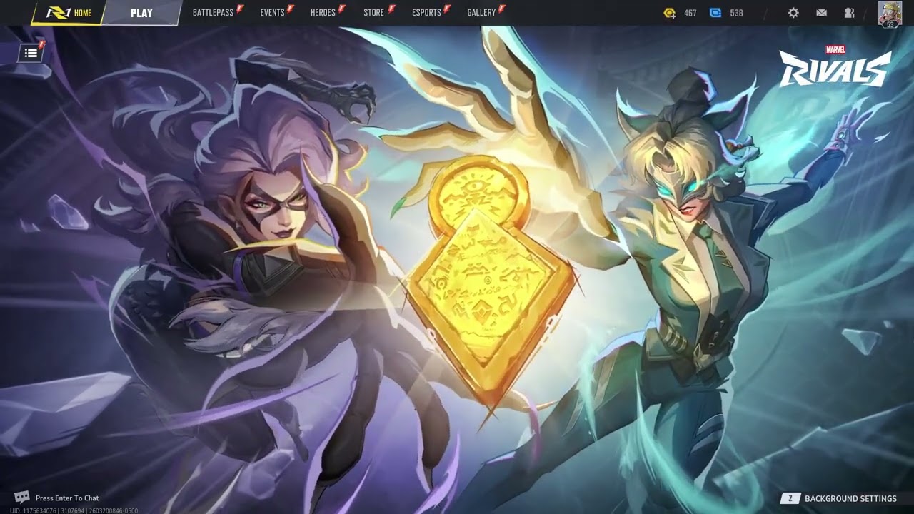 Marvel Rivals Season 7 Black Cat / White Fox Lobby OST Theme