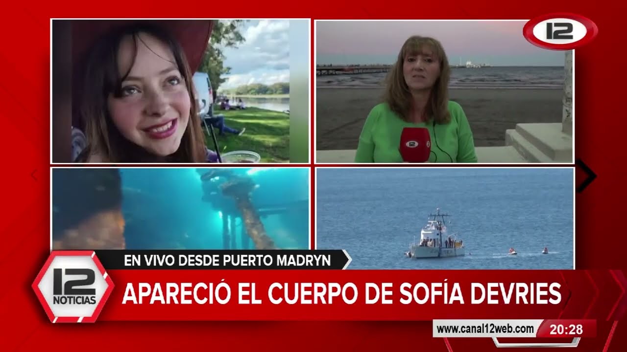 TEMA DEL D&Iacute;A I | APARECI&Oacute; EL CUERPO DE SOF&Iacute;A DEVRIES - M&Oacute;VIL EN VIVO DESDE PUERTO MADRYN