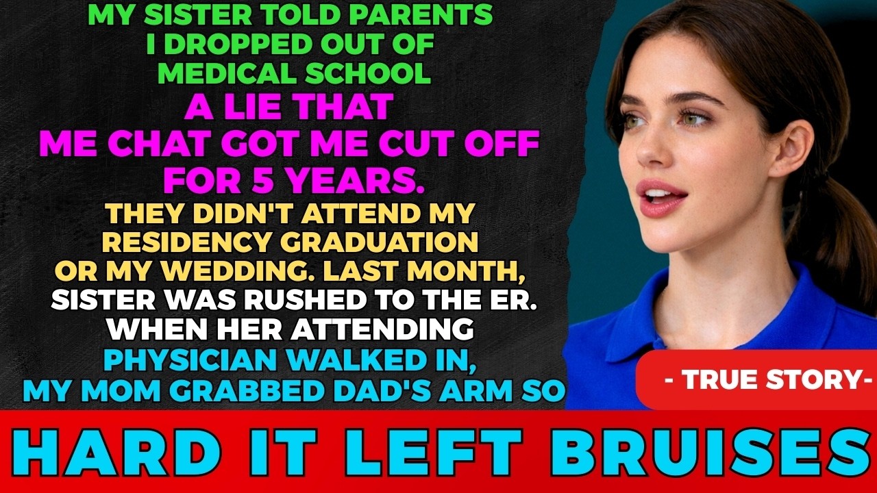 My Parents Cut Me Off Because of My Sister’s Lie—Five Years Later, I Was the Surgeon Who Saved Her