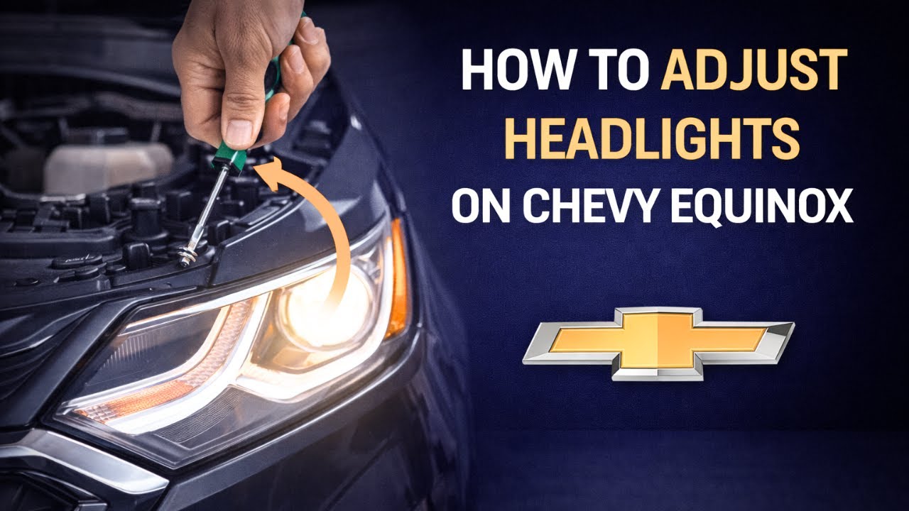 Как отрегулировать фары на Chevrolet Equinox