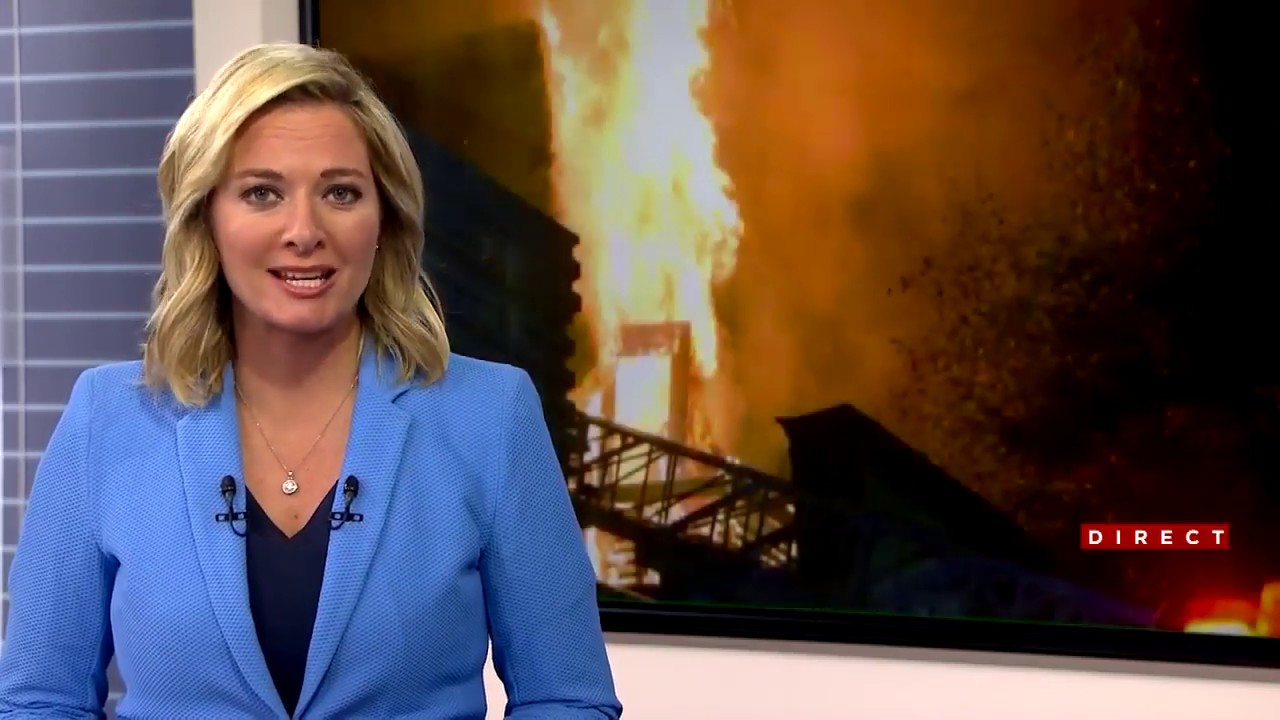 130 pompiers sur le terrain pour combattre un violent incendie &agrave; Montr&eacute;al