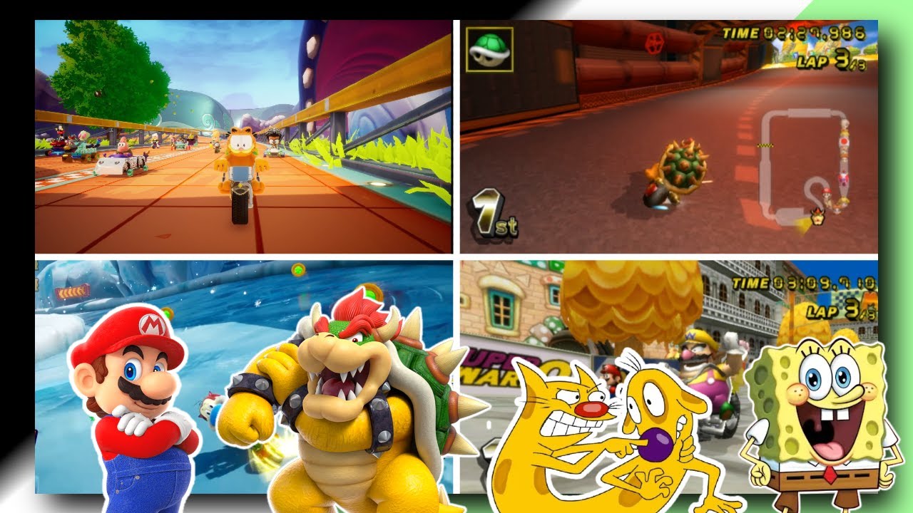 Mario Kart Wii/Nickelodeon Kart Racers 3 - Motorcycle Racing