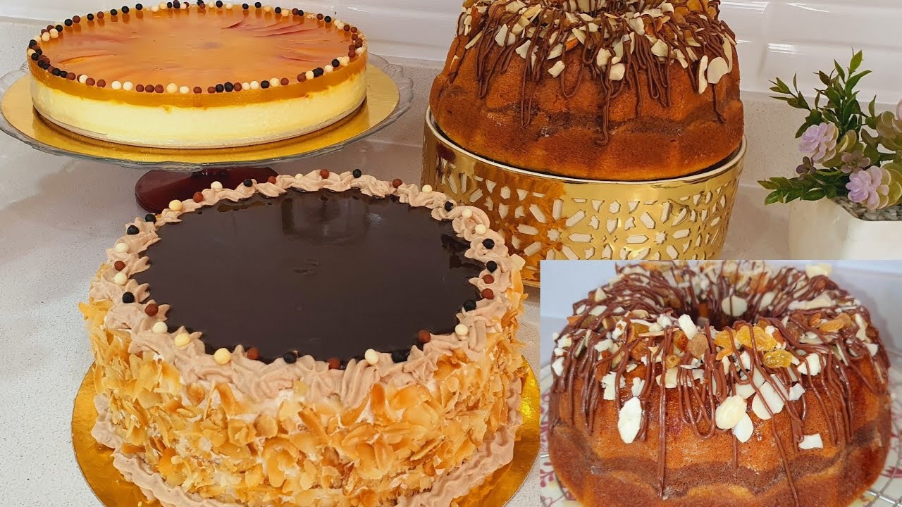 وجديهم للكوتي بوجهك حمر!!ببيضتان فقط حضري 3 كيكات كبار بخليط واحد يهبلو بلي متوفر باشكال ومذاقات طوب