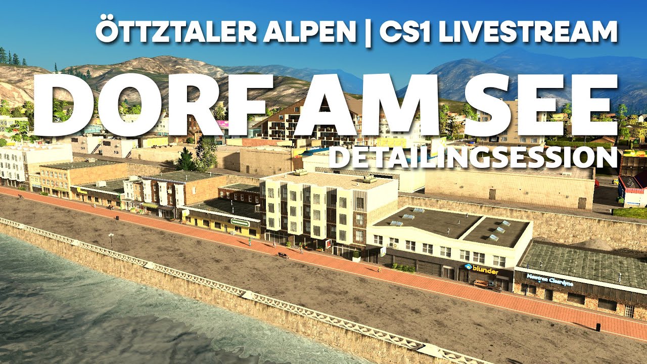 Schönbau in #CitiesSkylines - Wir hübschen das Dorf auf! #Gameplay #Deutsch