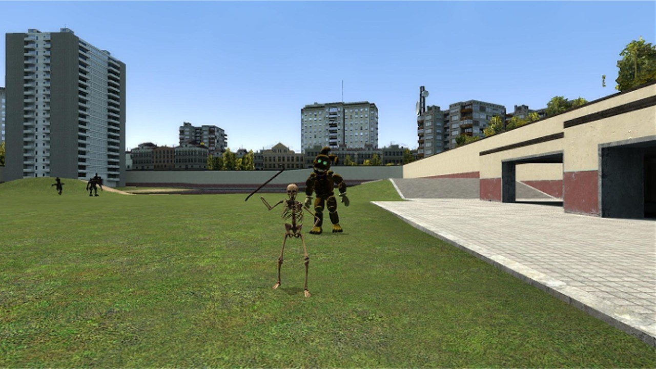 Me and my friend Enzo was breaking the fnaf animatronics ankels