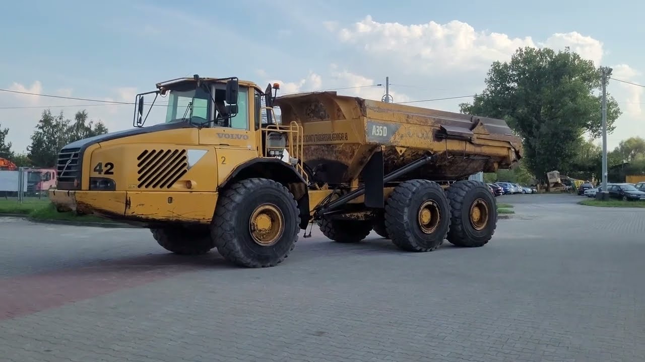 Wozidło Volvo A 35 D - używane maszyny budowlane i drogowe BETOMEX