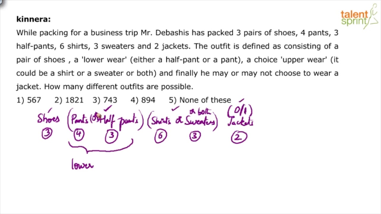 Permutations and Combinations | Advanced Example - 1 | Quantitative Aptitude | TalentSprint