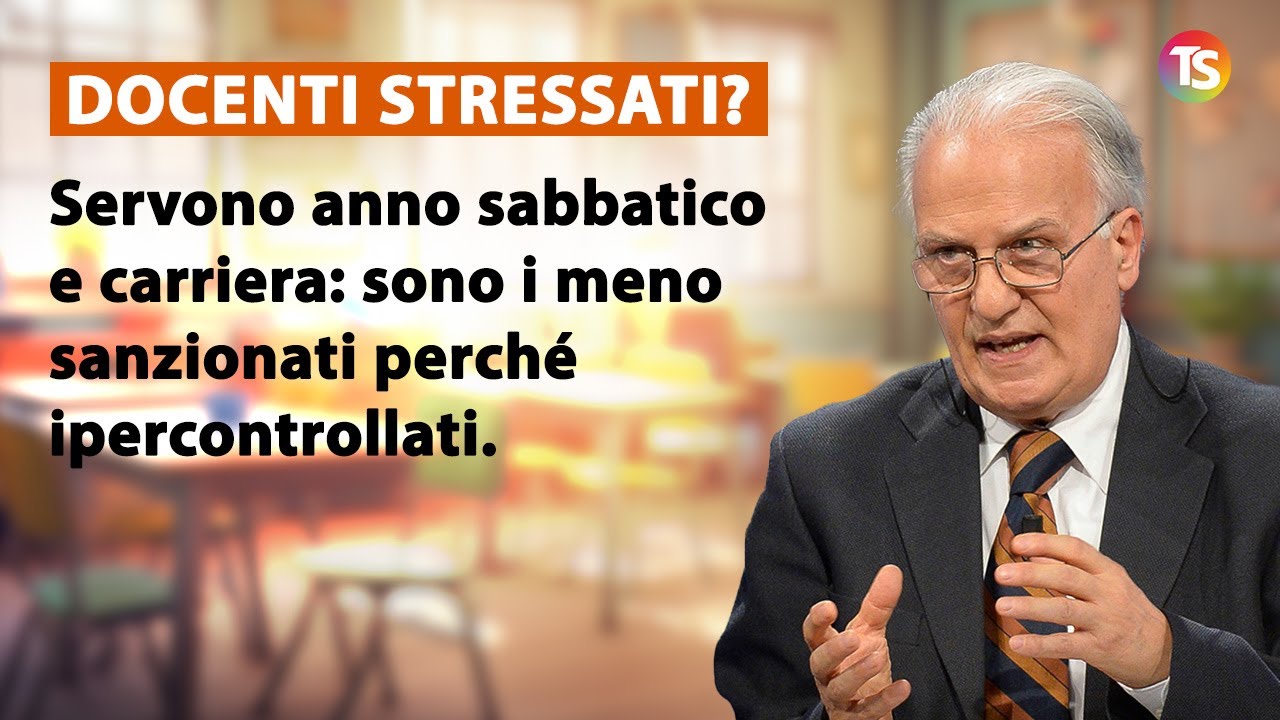 Docenti stressati? Servono anno sabbatico e carriera: sono i meno sanzionati perché ipercontrollati