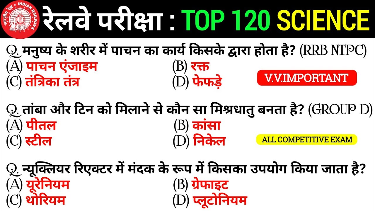 🔥RRB NTPC GS IMPORTANT QUESTION | NTPC GENERAL AWARENESS PREVIOUS YEAR QUESTION | RRB NTPC EXAM 2025