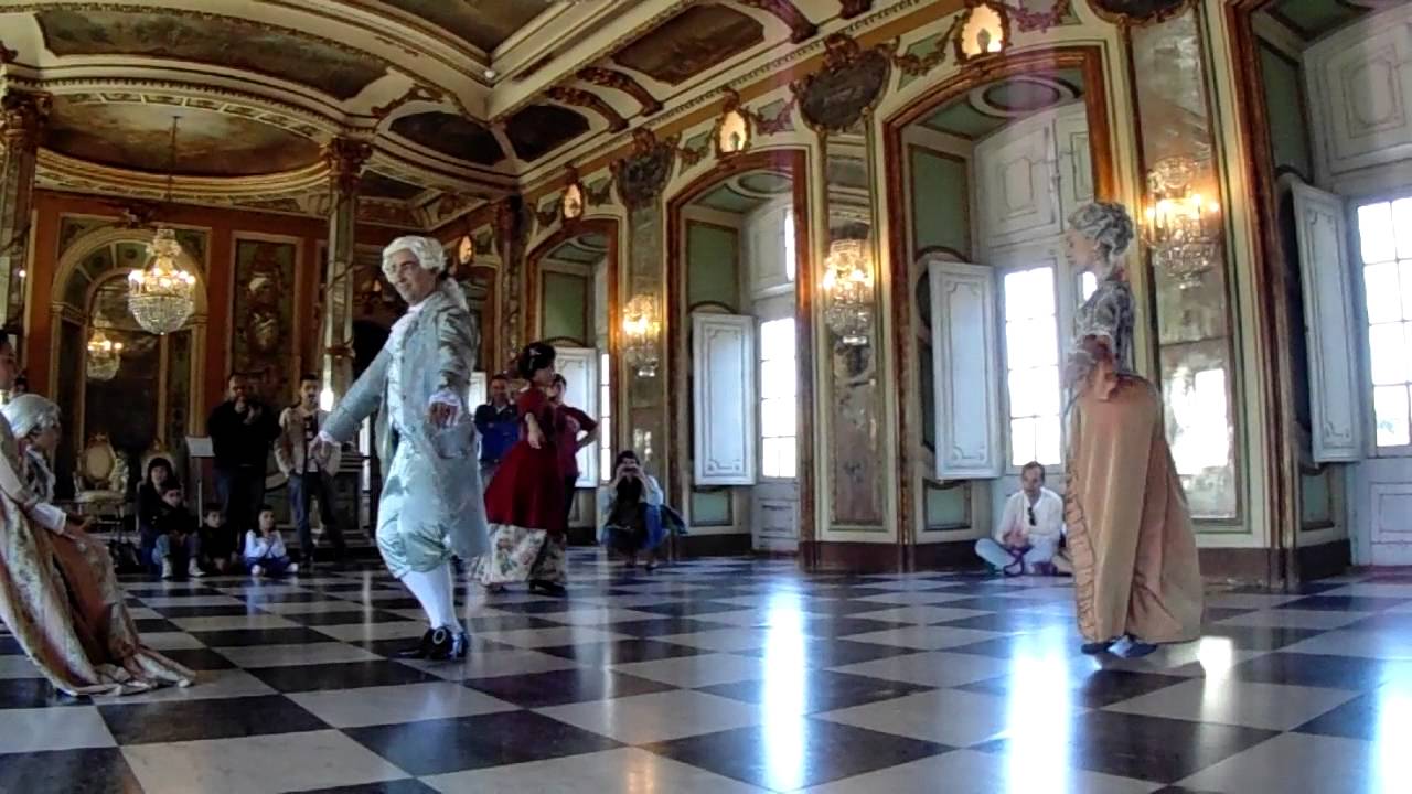 Dança antiga de corte - Palácio de Queluz/Portugal