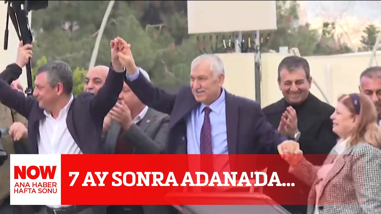 7 ay sonra Adana'da... 7 Şubat 2026 Ozan Gündoğdu ile NOW Ana Haber Hafta Sonu