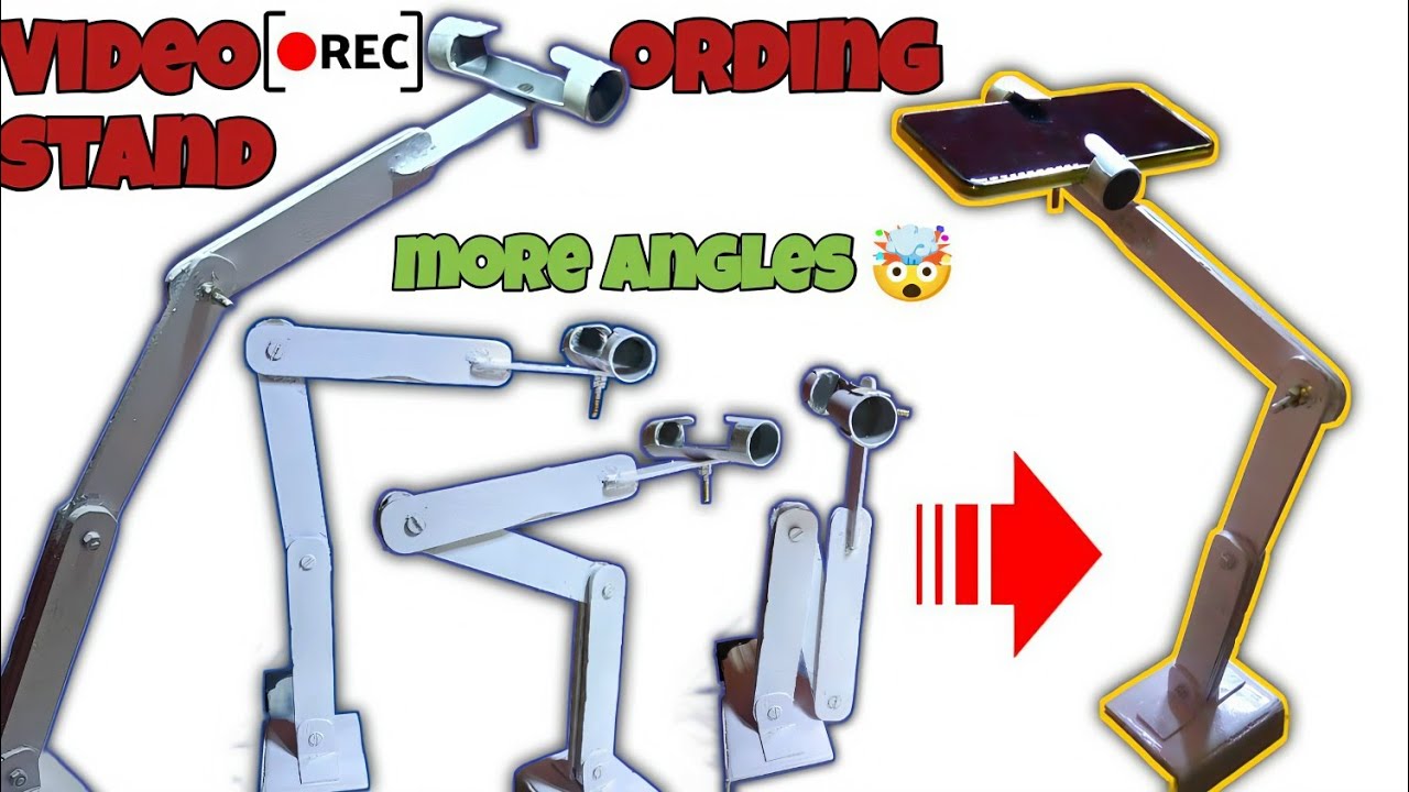Homemade Overhead Mobile Tripod how to make tripod at home 🔥🤯 |homemade tripod for mobile |tripod