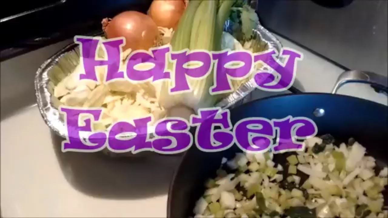 Best Southern Style Easter Dinner: Cornbread Stuffing, Rotisserie Chicken, Garlic Herb Mash Potatoes