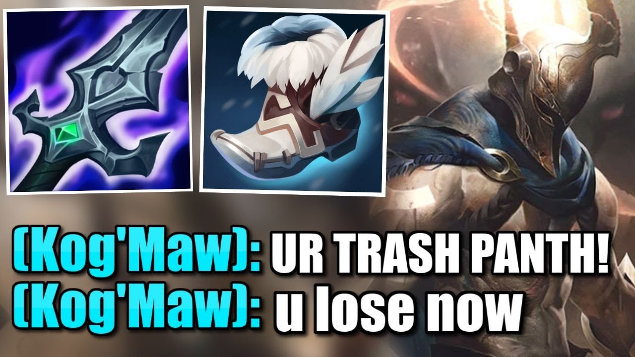 Their ADC flamed me for playing Pantheon Support ... but then I carried the game