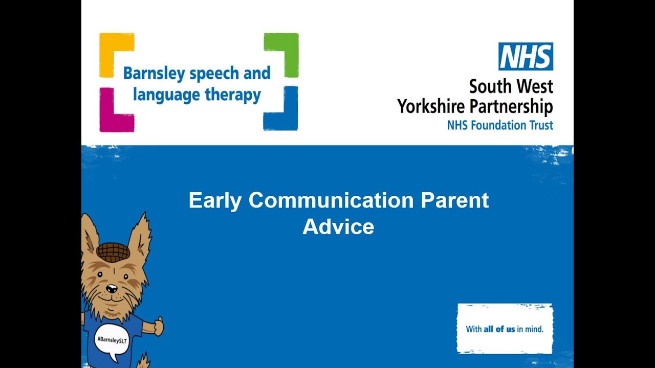 Early communication parent advice