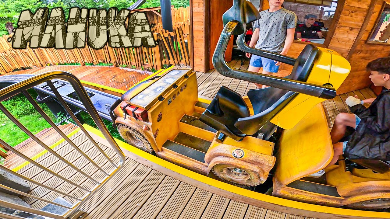 MAHUKA SINGLE RAIL; Queue, On-Ride POV, Off-Ride; Walibi Rhône Alpes