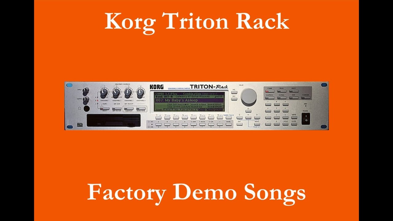 Korg Triton Rack - D&eacute;mos internes - Factory Demo Songs
