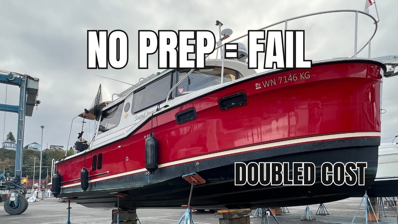 Bottom paint failure: What happens when you skip prep