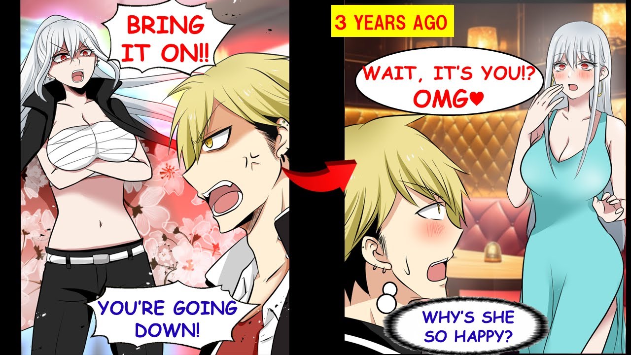 When I Reunited with My Former Arch-Nemesis, the Badass Girl, at a Hostess Club…【RomCom】【Manga】