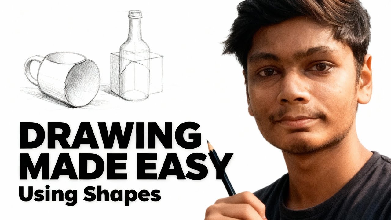 Still Life Drawing Made Easy | Shape Simplification Method