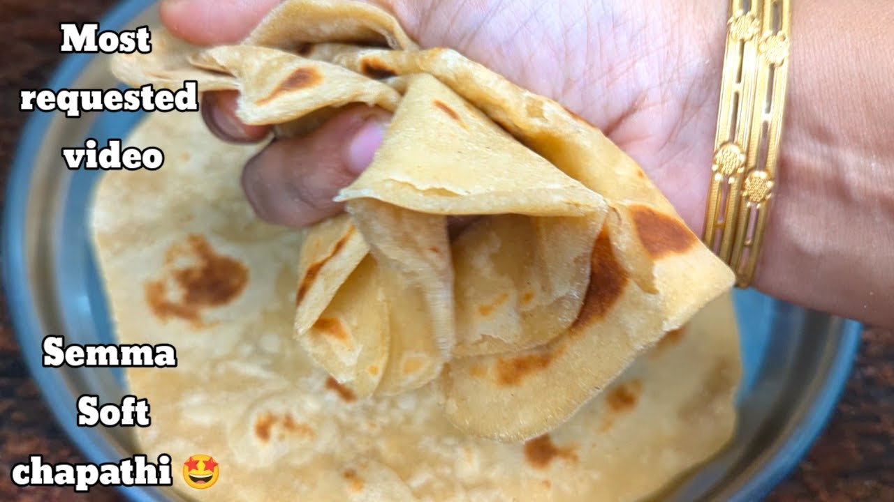 பத்து சப்பாத்தி சாப்பிடுவாங்க 🔥😋 இது போல சாஃப்ட் செஞ்சா🤩 | Soft chapathi recipe in Tamil | Chapathi