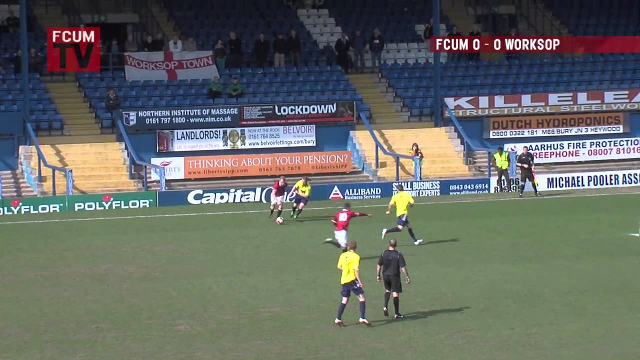 FCUM v Worksop - Highlights (20/04/2013)