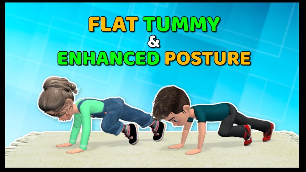KIDS' CORE STRENGTHENING - ACHIEVE A FLAT TUMMY & IMPROVE POSTURE