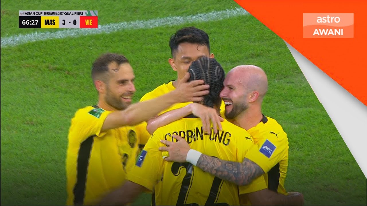Malaysia tewaskan Vietnam 4-0, tamat badi 11 tahun
