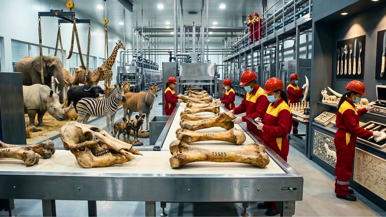 Inside a Multi Million Dollar High Tech Factory Turning Animal Bones Into Luxury items