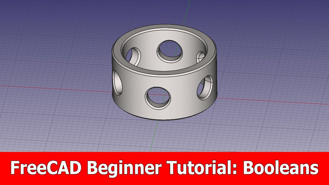 Учебное пособие для начинающих FreeCAD: Булевы значения