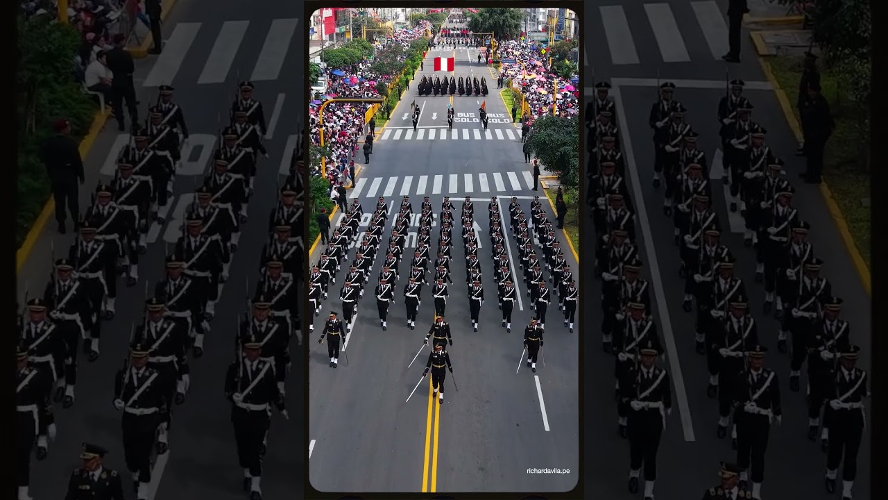 Gran Parada y Desfile Ci&iacute;vico Militar 2026 #drone #dji #viral