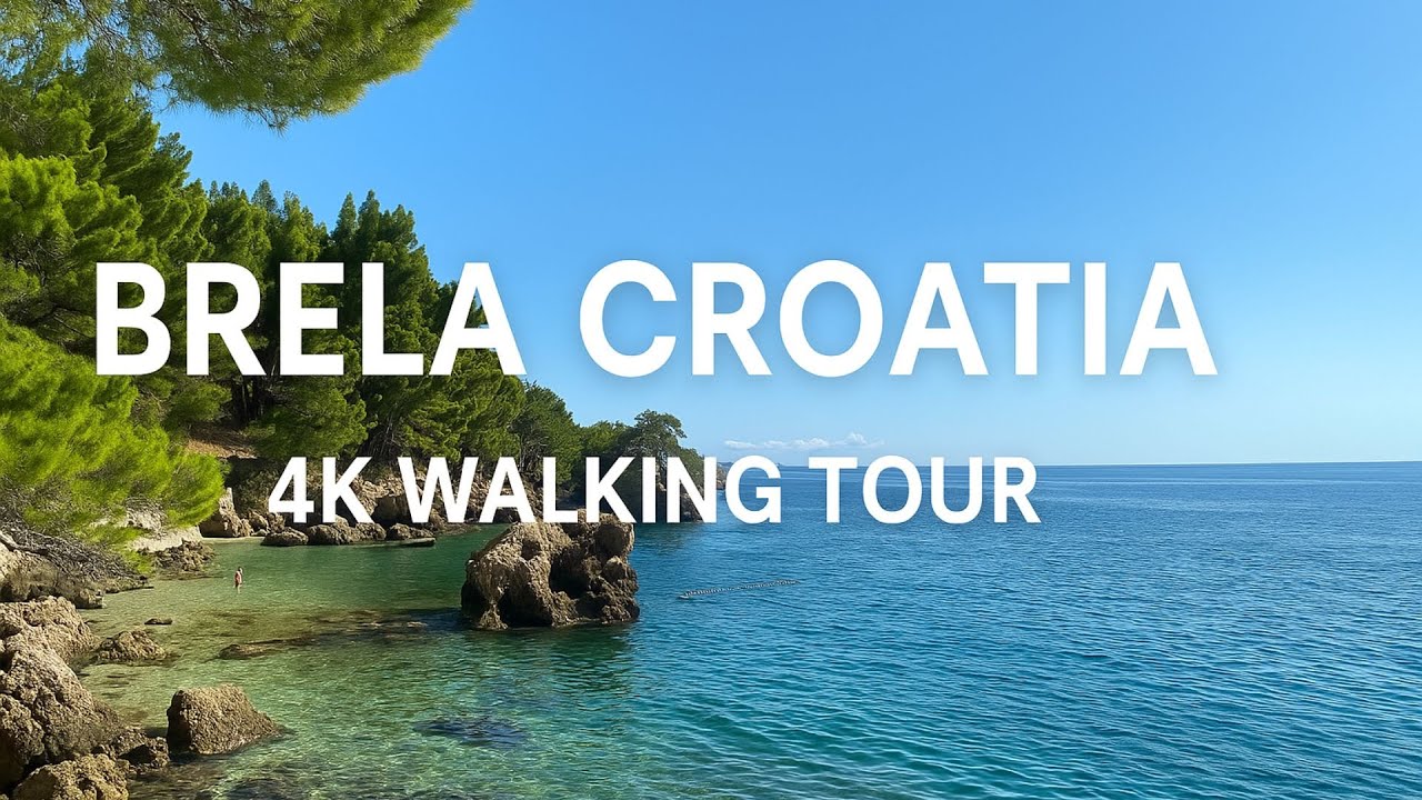 Paradise in Croatia | Brela Beach Walk 4K (September 2025)