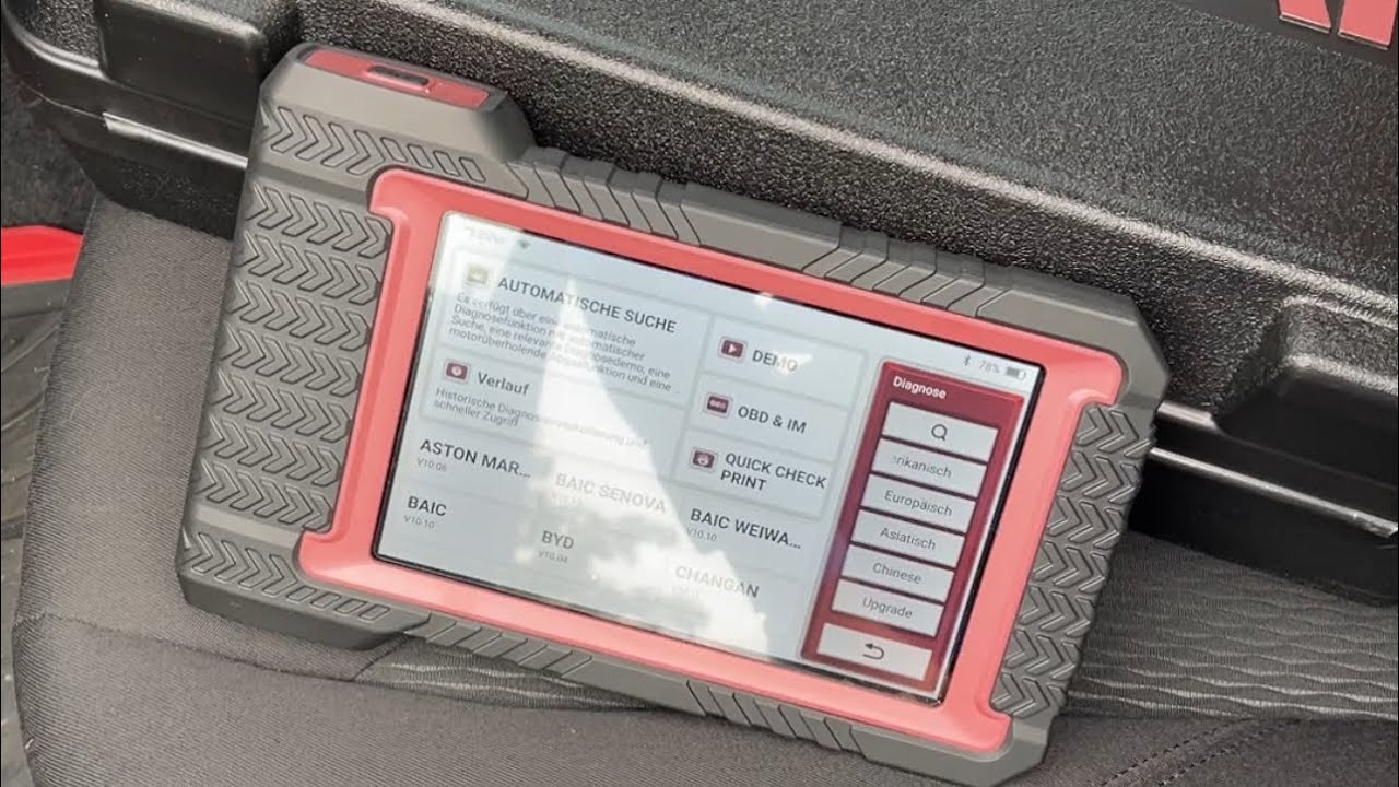 OBD 2 Diagnosegerät Thinkcar T-Wand 900 Aufklärung und Funktionen 