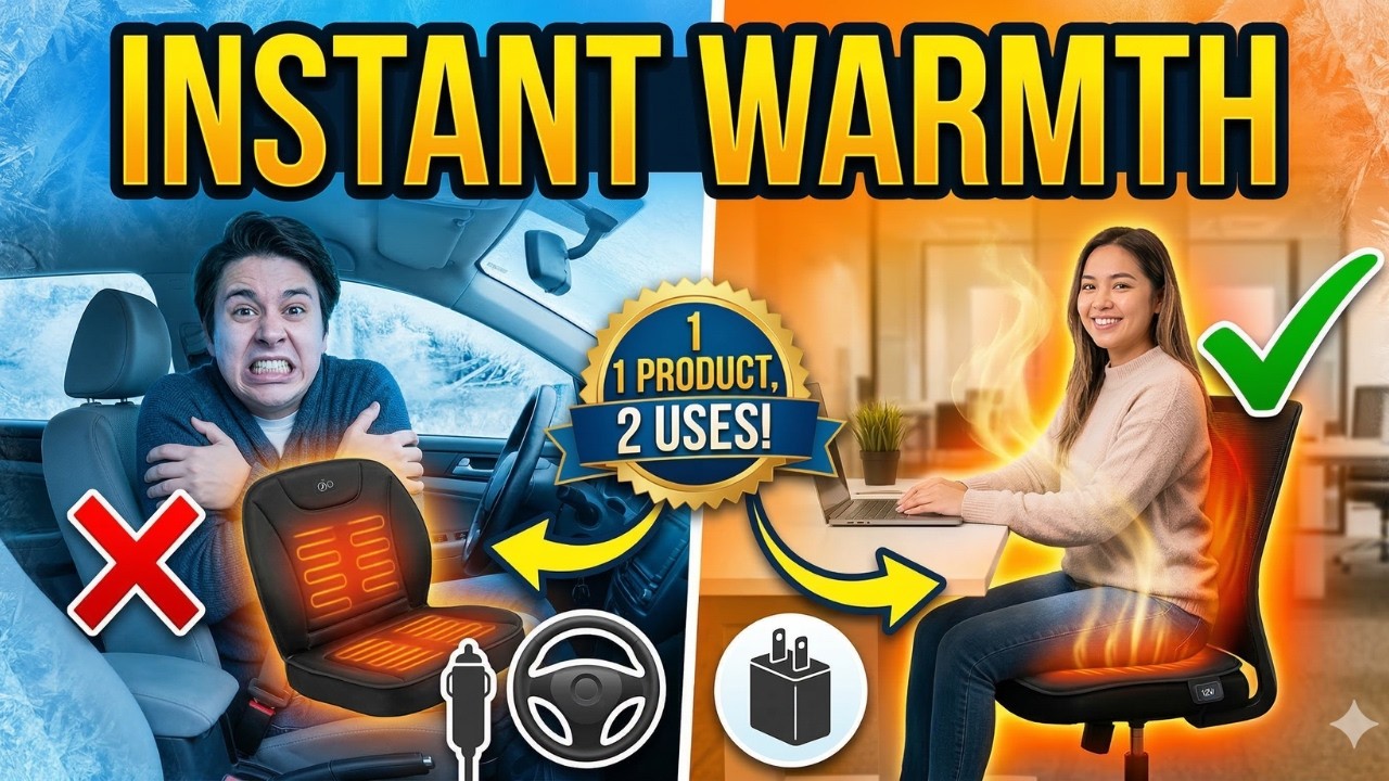 Top 5 Best Heated Seat Cushions for Car & Office in 2026