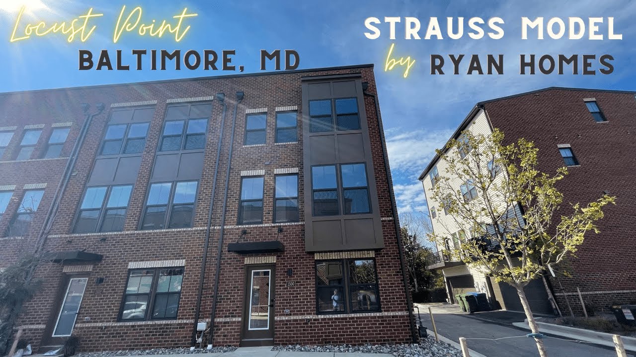 Maryland Home Tour | Strauss Model by Ryan Homes | Locust Point, Baltimore MD