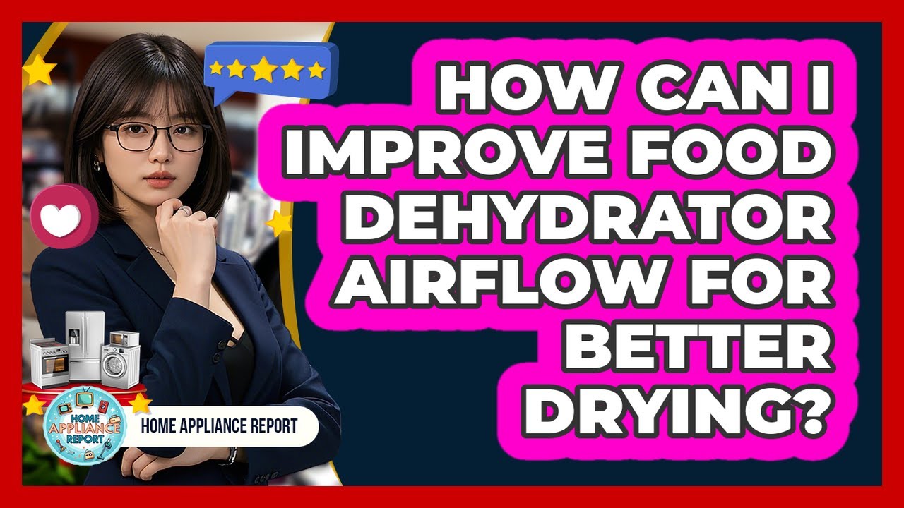 How Can I Improve Food Dehydrator Airflow For Better Drying? - Home Appliance Report