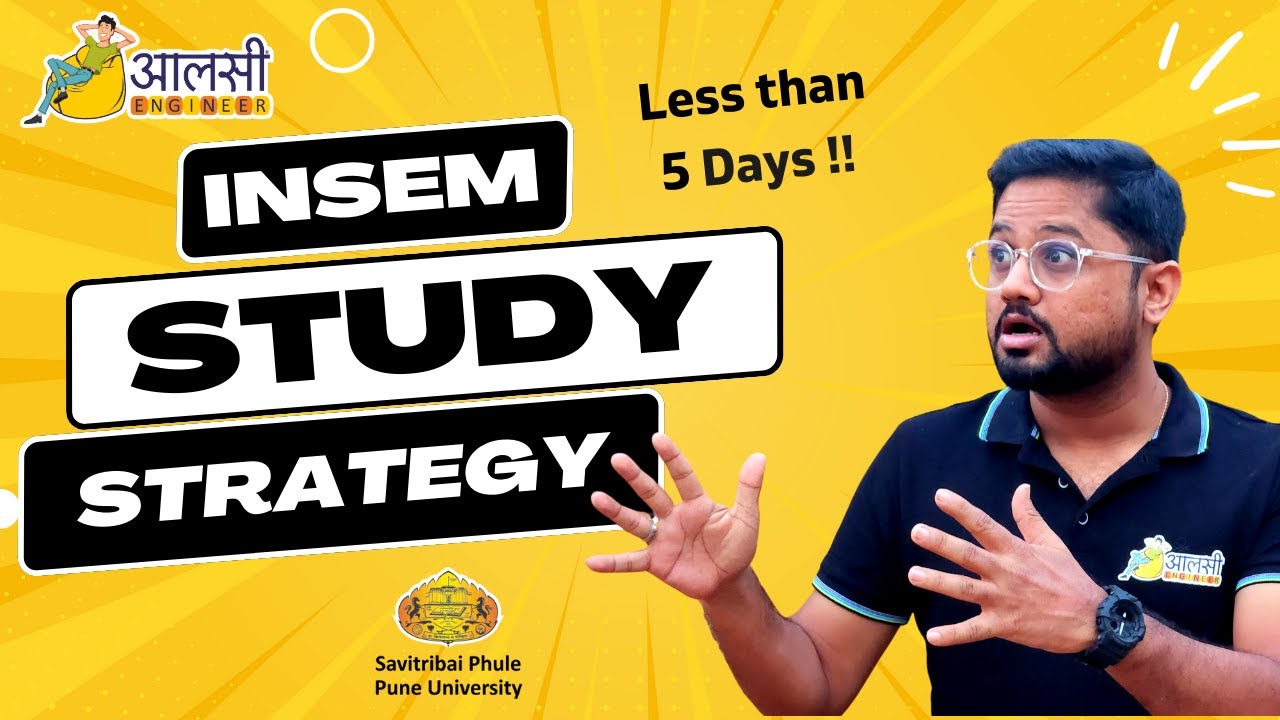Insem Exam Strategy | Aalsi Engineer | Rounak Sir | #sppu