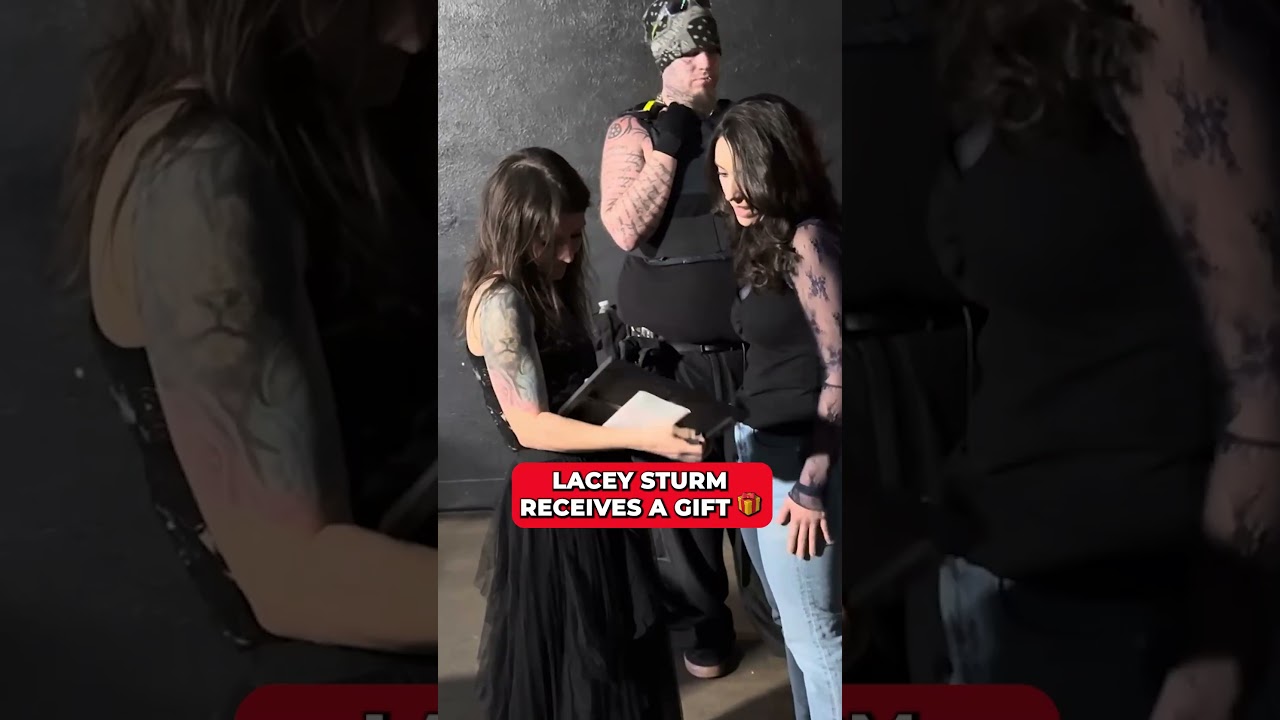 Lacey Sturm Gets A Gift