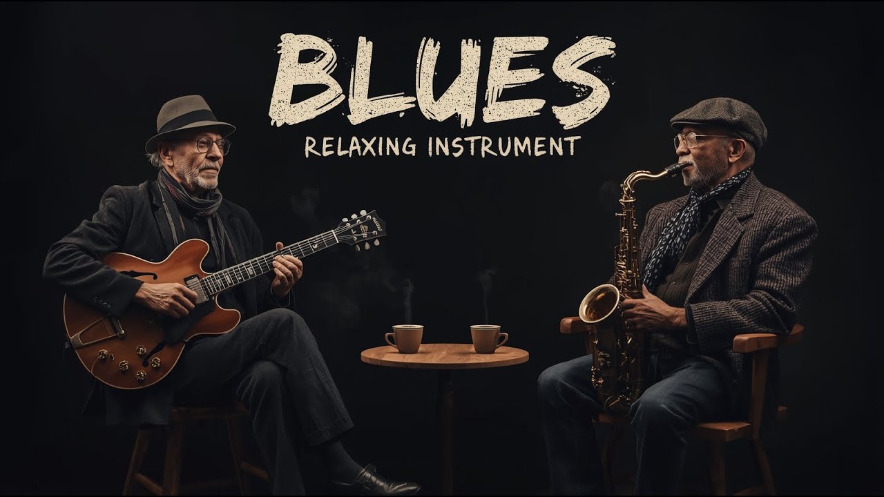 Deep Blues Instrumental – Slow & Soulful Guitar for Relaxation #259